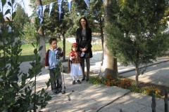 Η Σοφία Συγκρέκη με τα παιδιά της