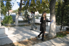 Η Νατάσα στην διοργάνωση της γιορτής